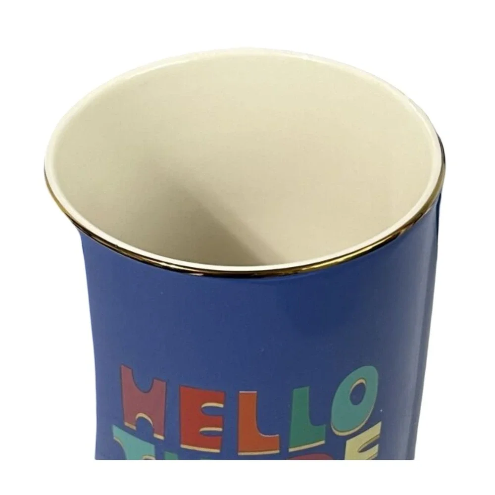 Tabitha Brown Hello There Stoneware Mug Blue